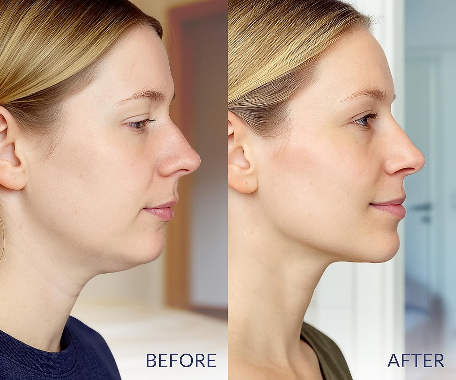 V Line Lifting Collagen Face Mask - Double Chin Strap for Women - Jawline Shaper Face Lift Tape - Neck Lift Collagen Mask - Chin Strap for Sleeping - Hyaluronic Acid, Aloe Vera, Cica 10PC