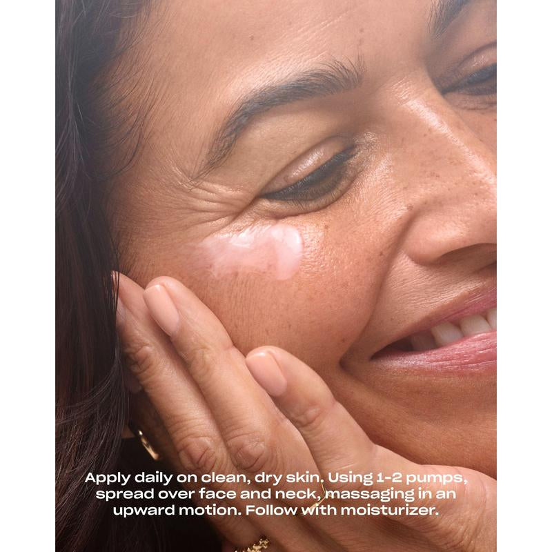 Halo Face Serum, Hydrating Peptide Face Serum with Hyaluronic Acid, Radiant and Even Complexion